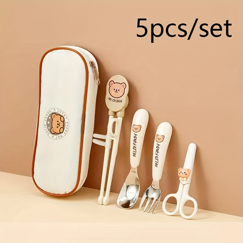 5pcs\u002Fset, 316 Stainless Steel Cutlery Set, Cutlery Set, Birthday Gift