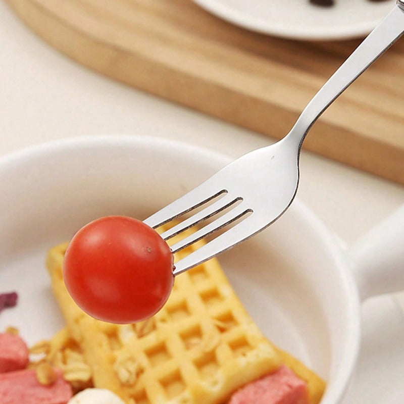 Holiday Cutlery Set 3pcs\u002Fset Holiday Cutlery Set 3pcs Stainless Steel Portable Cutlery Set (Chopsticks, Spoon, Fork) Suitable for Parties, Travel, Kitchen, Restaurant, Christmas Gifts  Cutlery