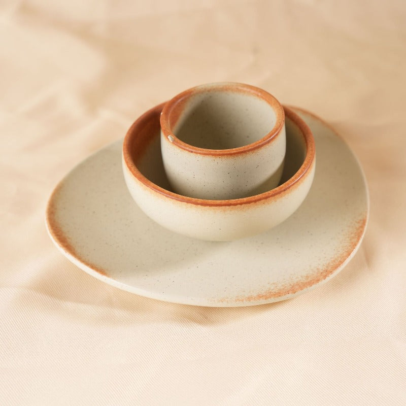 Rustic Mountain-Themed Tableware Set - Terrain Design with Winding Paths & Layered Plateaus - Compatible for Cabins, Cafes, Farmhouse Dining - Cup, Bowl, Plate & Dish - Cozy Rural Table Setting for or Commercial Use