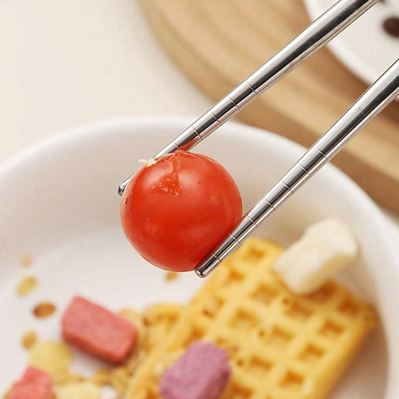 Holiday Cutlery Set 3pcs\u002Fset Holiday Cutlery Set 3pcs Stainless Steel Portable Cutlery Set (Chopsticks, Spoon, Fork) Suitable for Parties, Travel, Kitchen, Restaurant, Christmas Gifts  Cutlery