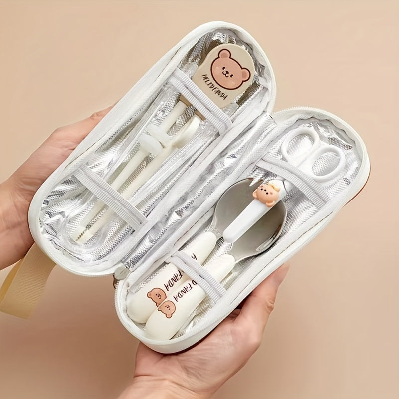 5pcs\u002Fset, 316 Stainless Steel Cutlery Set, Cutlery Set, Birthday Gift