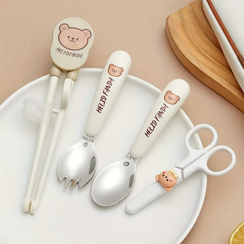 5pcs\u002Fset, 316 Stainless Steel Cutlery Set, Cutlery Set, Birthday Gift